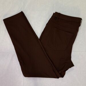 LULULEMON ABC SLIM-FIT 5 POCKET PANT  33 X 32 / DARK COFFEE